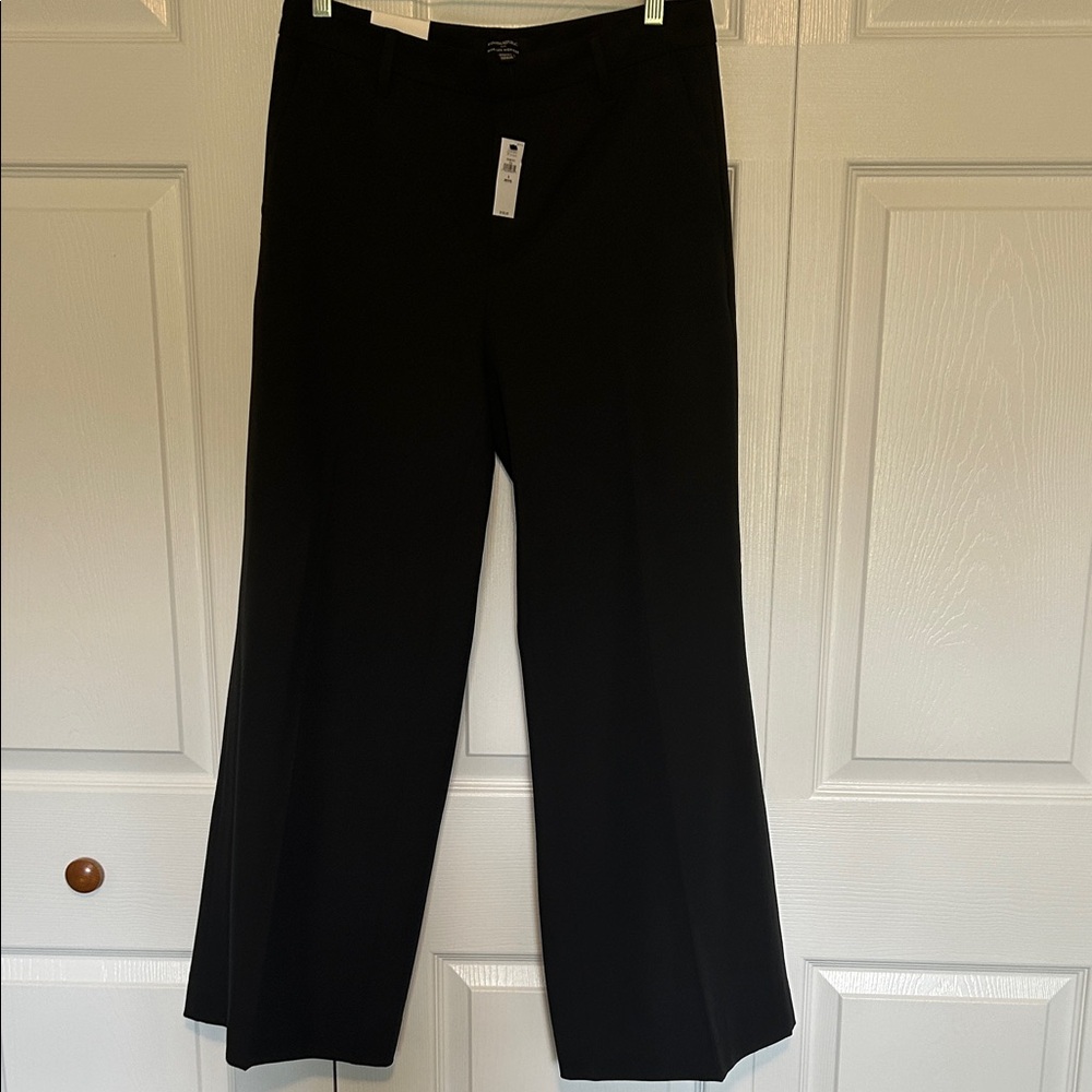 Banana Republic Black Wide-Leg Pants